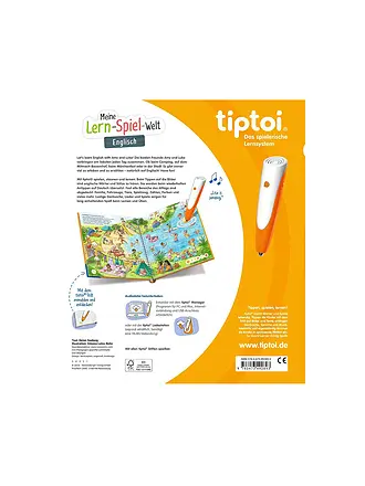 RAVENSBURGER | TIPTOI Mi Mundo de Juegos de Aprendizaje - Inglés | 